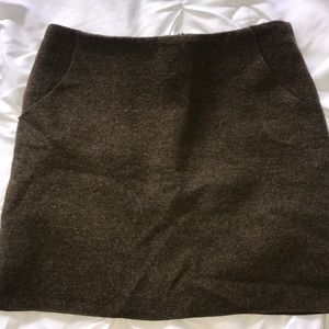 Wool skirt